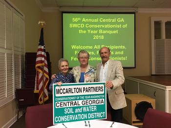 Presentation of Conservation Award to McCarlton Partners