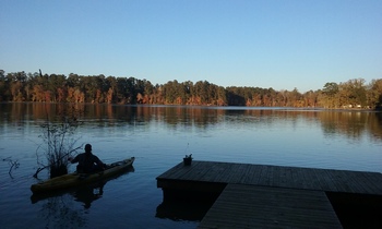 kayaking in Hamburg Lake